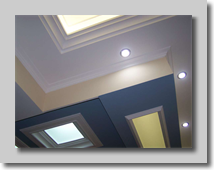 Δοκάρι με γυψοσανίδα για την τοποθέτηση σπότ