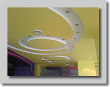 Εσοχή για σπότ σε ψευδοροφή γυψοσανίδας