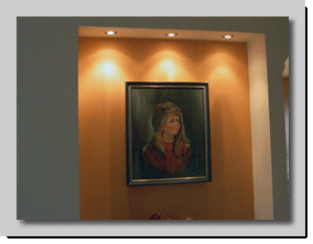 Εσοχή σε επένδυση γυψοσανίδας για τοποθέτηση σποτ