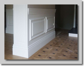 Γύψινο πυλάστρο σε άνοιγμα πόρτας