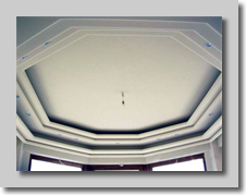 Κρυφός φωτισμός απο γυψοσανίδα σε σχήμα οκτάγωνο