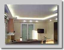 Περιμετρικός γύψινος κρυφός φωτισμός