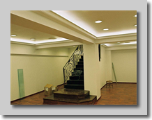 Ψευδοροφή με γυψοσανίδα και πρόσθετο γύψινο κρυφό φωτισμό