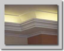 Σκαλιστό γύψινο με κρυφό φωτισμό